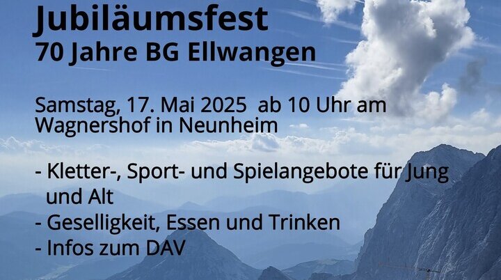 © DAV Sektion Schwaben, BG Ellwangen
